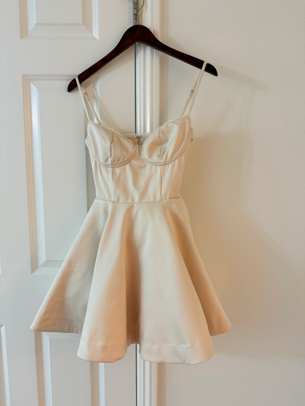 HOUSE OF CB Minimoiselle Cream Tulle Mini Dress XS Regular Length Cup A-C NWOT